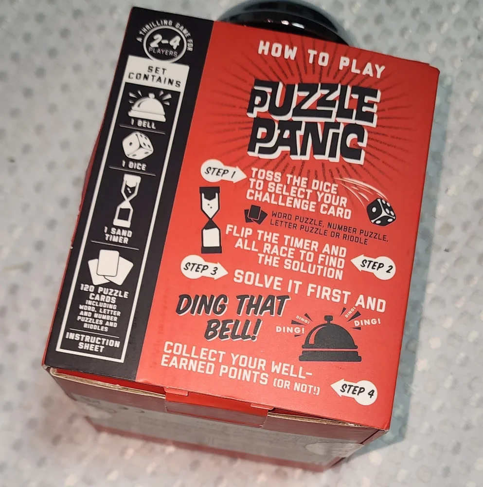 PUZZLE PANIC NEW IN BOX PUZZLE SOLVER GAME